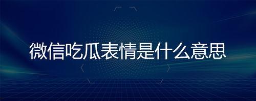 微信回复吃瓜啥意思怎么回复